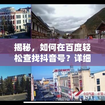 揭秘,如何在百度轻松查找抖音号?详细步骤教程!