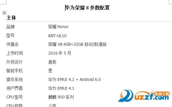荣耀8版本号,经典解释定义-安卓款_v3.679